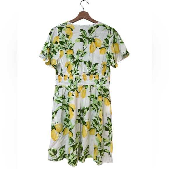 Loft Petite Summer Dress, Flutter V-neck, Pocket Dress, Size 8P - Picture 2 of 6